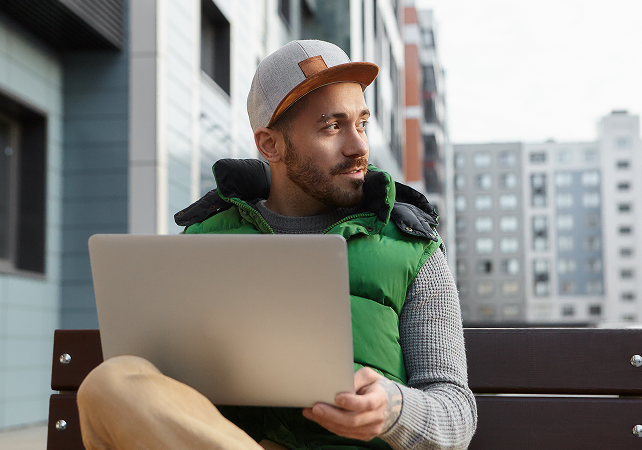 Australian customer completing a TVHammer subscription order on a laptop