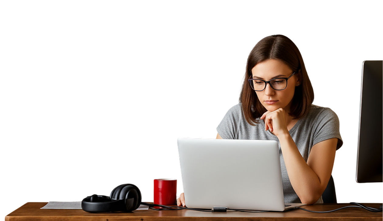 Australian TVHammer subscriber researching answers about the IPTV service on a laptop